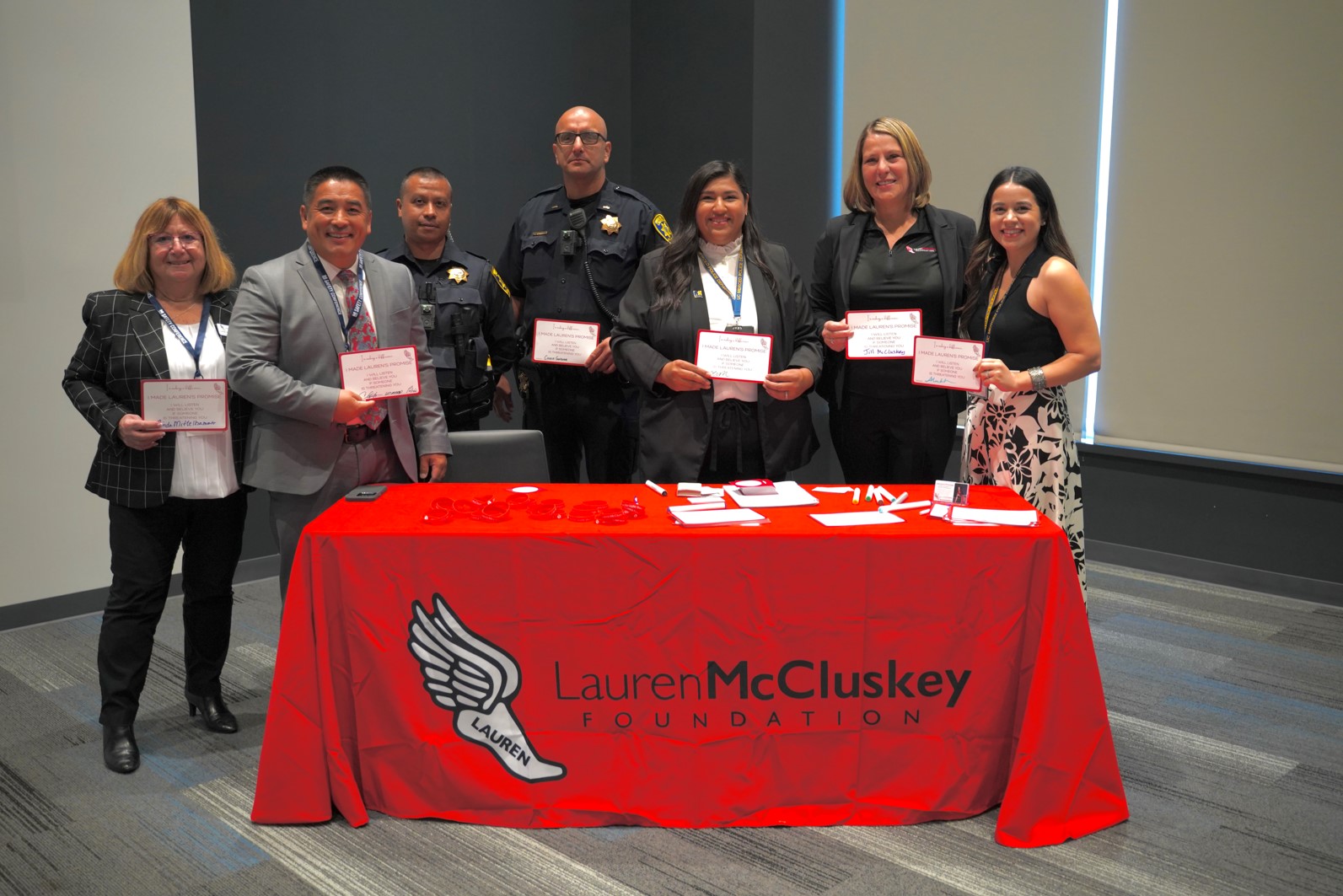 Attendees of the Safety Conference